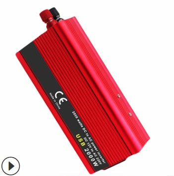 Onduleur voiture 2000W double USB 3.1A charge smartphone tablette GPS outdoor