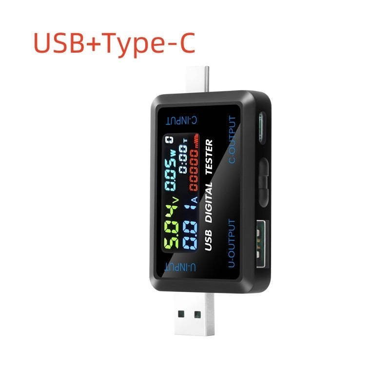 Testeur électrique USB Type-C USB-A mesure tension courant diagnostic chargeur