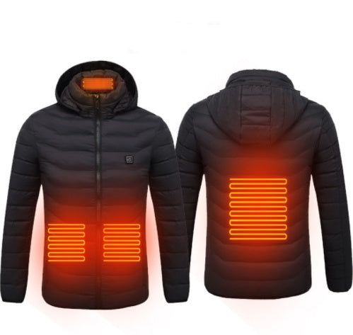 Veste thermique électrique - Vue arrière montrant le système de chauffage intégré
