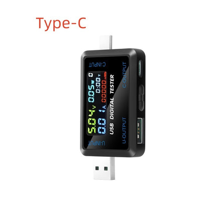 Testeur électrique USB Type-C USB-A mesure tension courant diagnostic chargeur